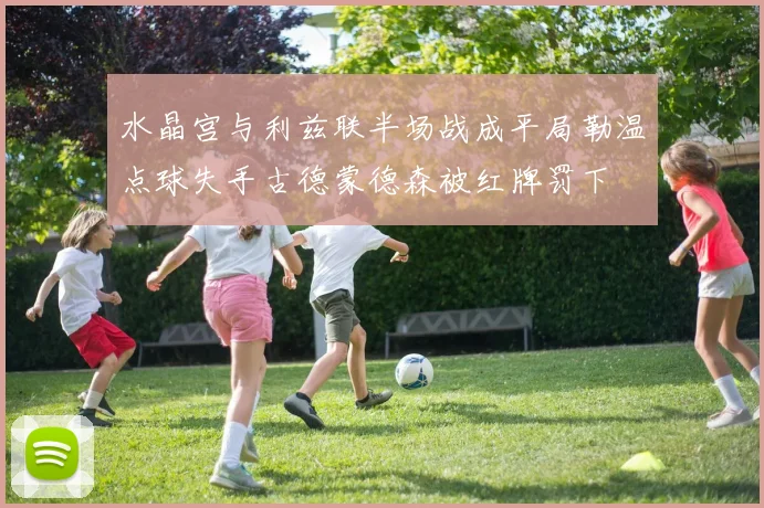 水晶宫与利兹联半场战成平局勒温点球失手古德蒙德森被红牌罚下